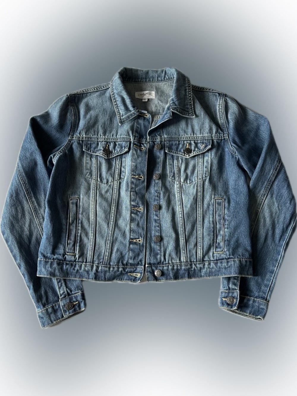 Carly Jean Los Angeles Fletcher Jean Jacket - Medium wash